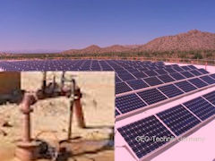 Generadores de energía solar para bombas de agua