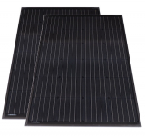 2 Paneles Fotovoltaico 120W Watt Mono nero