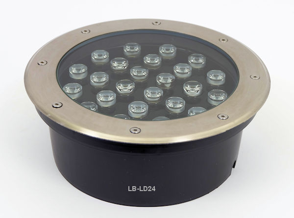 Luminaire LED Encastré de Sol 250mm 24W IP65