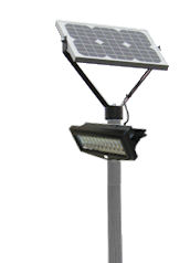 Eclairage Solaire LED avec Mât 3m et Detecteur Presence