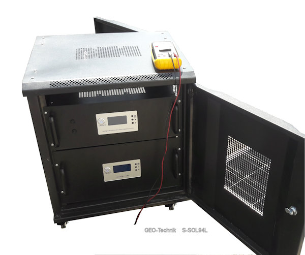 Sistema Electricidad Solar Fotovoltaico Movil 230V 3kW LiFePo4
