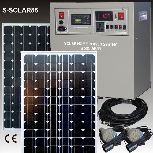 Energía Solar + Iluminación para el Hogar 800W