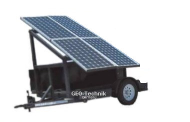 Mobile Solar Power Trailer Generator 3 KVA