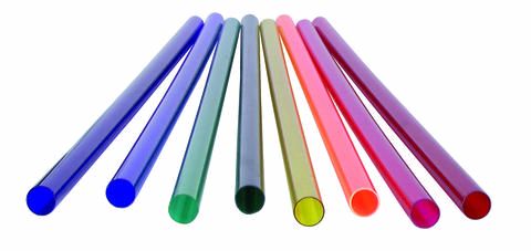 Housse colorée pour tubes fluorescents 120cm T8