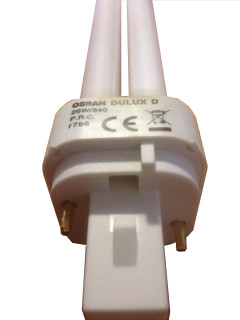 Lâmpara compacta fluorescente PL-C G24d-3  26W