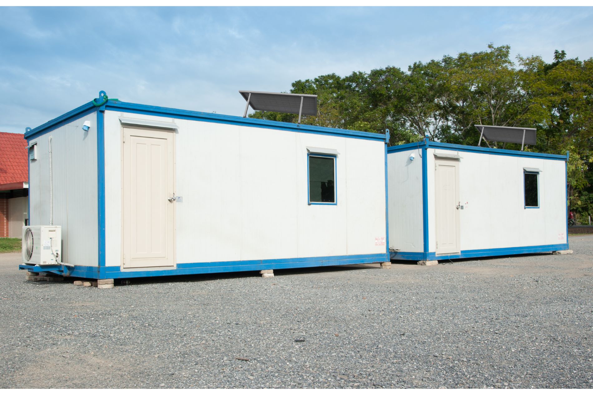Solar Beleuchtung für Wohncontainer, Bürocontainer