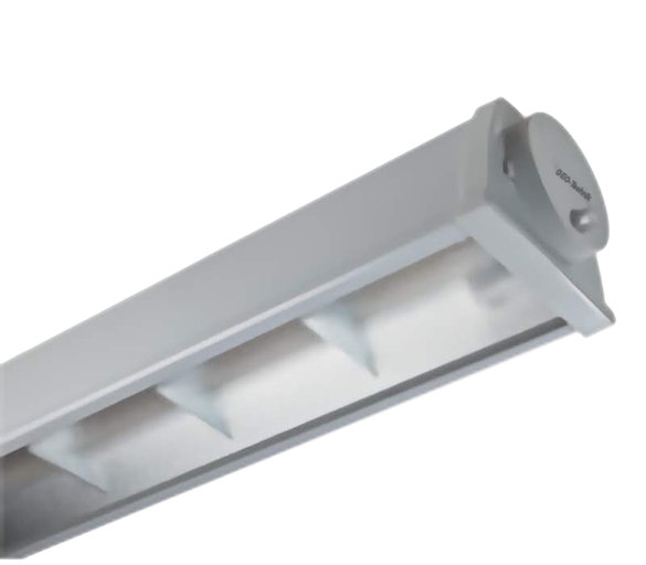 Waterproof LED Louver Light Steel 128cm 55W IP66