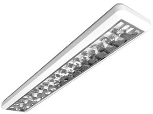 LED Louver Light Office On-Mount 150cm T8 darklight